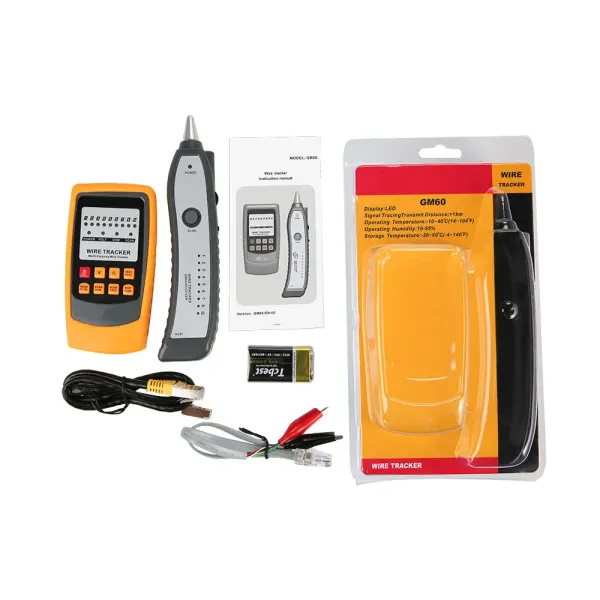 GM60 Wire Tracker Network Cable Tester Long Distance Tracing