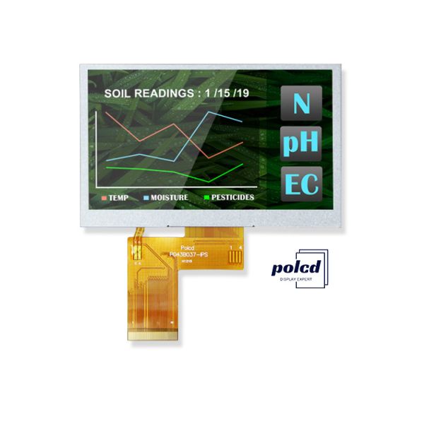 Polcd 4.3 Inch 400 Brightness 480x272 LCD IPS Screen NV3041A IC MCU SPI Interface TFT Display