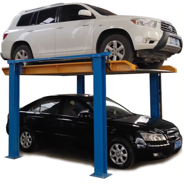 Steel Four Column Hydraulic Lift with Power Requirements 220V/60Hz/1Ph Electric Power Supply