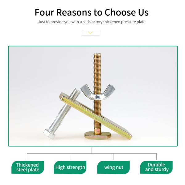 Abrazaderas de carpintería de tamaño personalizado, placa de prensa de hierro, hoteles, abrazaderas de barra de acero