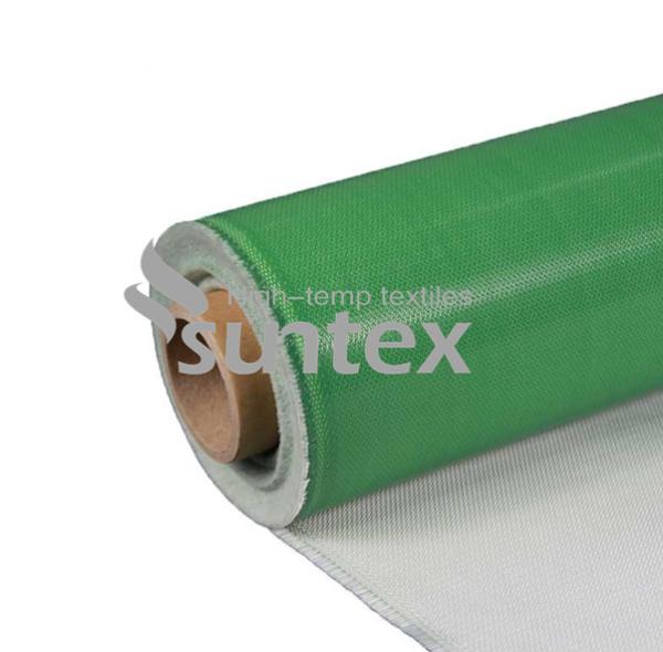 Da chama revestida da tela da fibra de vidro da borracha de silicone da isolação térmica material resistente