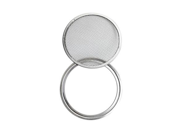 Stainless Steel 20 Mesh Sprouting Jar Lids 86mm Wide Mouth For Sport