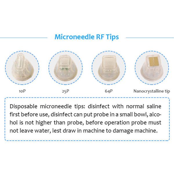 Портативная машинка Microneedle Rf сыворотки Cryo машины RF Microneedling добродетеля A6s частичная