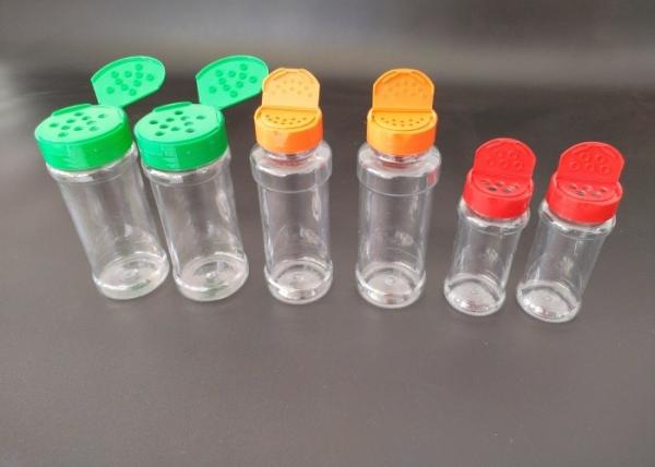Customizable Plastic Spice Jars Flip Top Cap Small Spice Containers For Camping