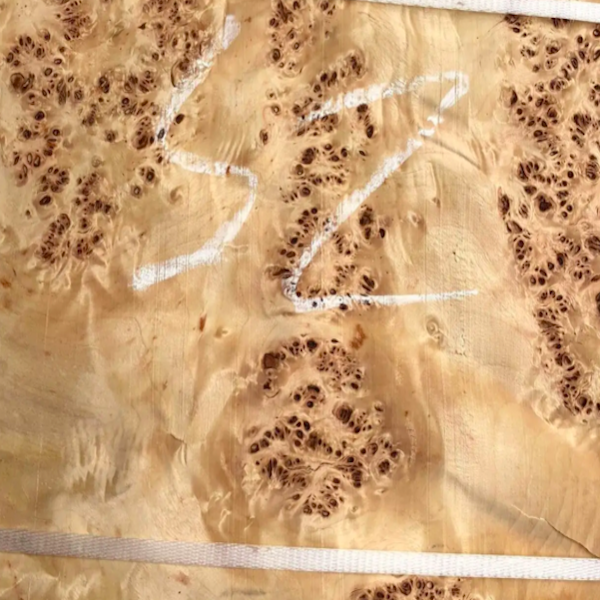 AA Burl Wood Veneer Natural Mappa Sheet Plywood Водонепроницаемая прочная