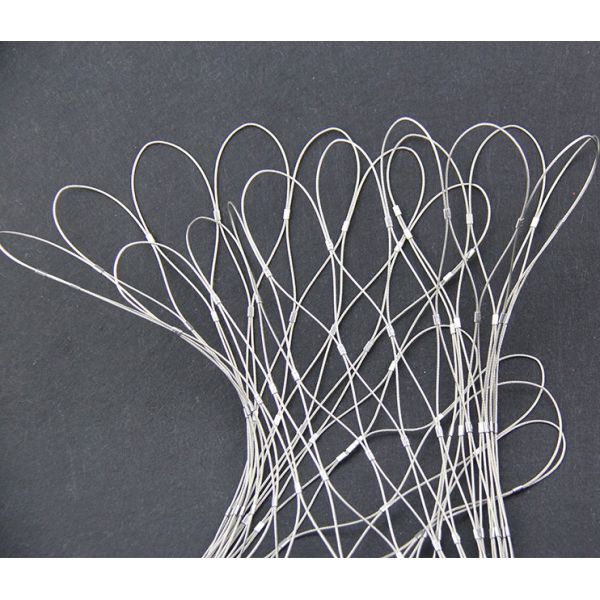 1.5mm Dia. Stainless Steel 316 Rope Mesh Anti-theft Mesh Bag for Backpack Protector