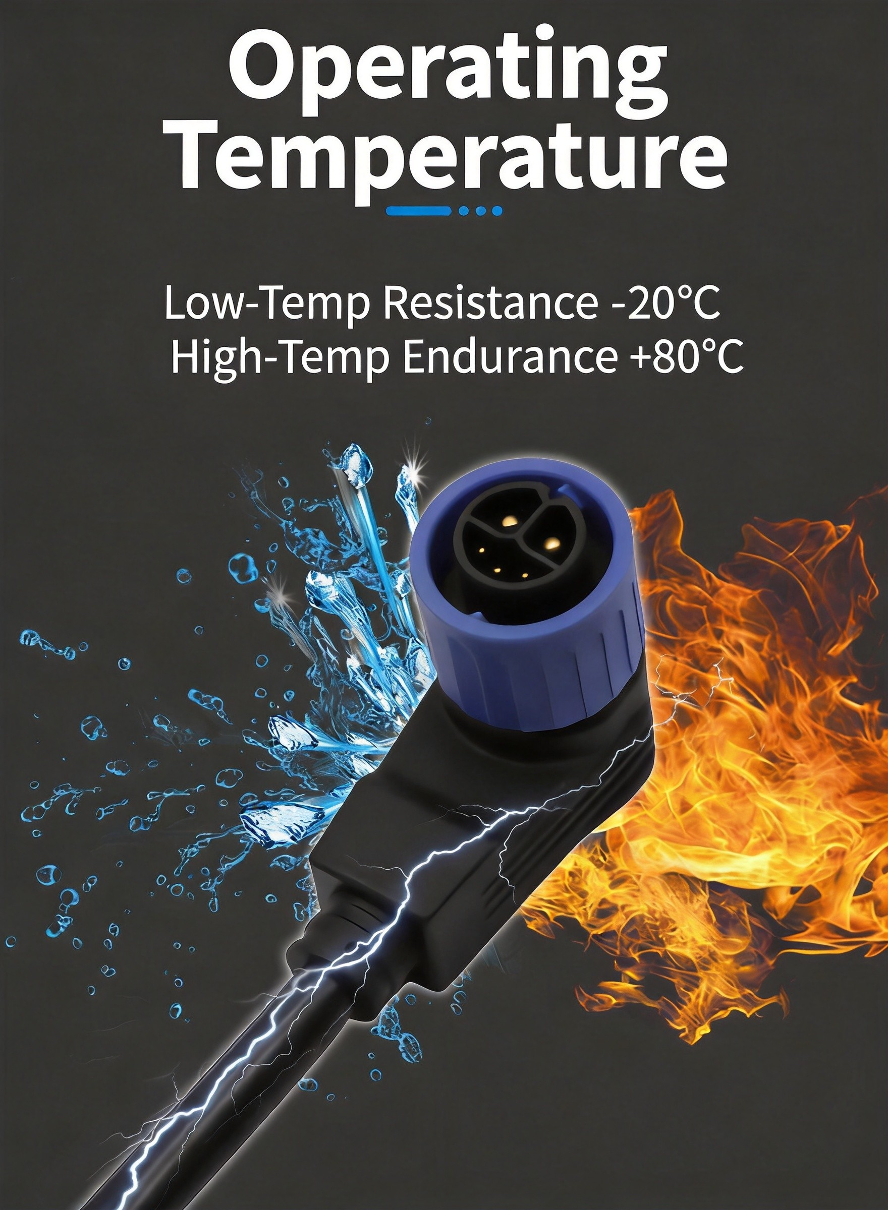 Heavy Duty Electric Motorcycle Charging Connectors Featuring Robust Construction for Long Lasting Performance and Safety