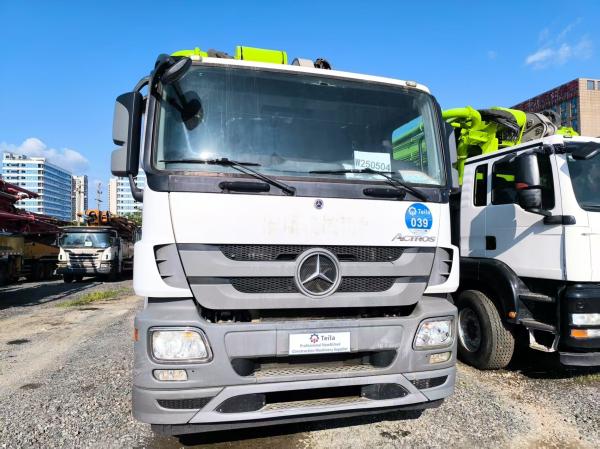 2019 Used Zoomlion 56M Concrete Pump Truck Mercedes Benz Chassis with Intelligent & Efficient Operation