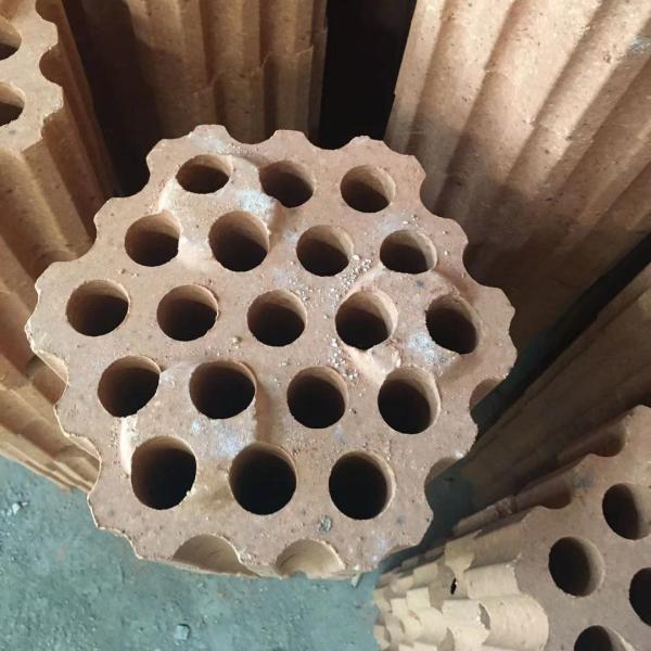tijolos de verificação de alta alumina com teor de MgO de % 1,0% em caldeiras de alto forno quente