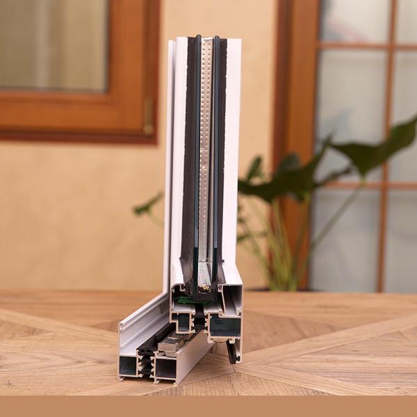 Professional Extrusion Aluminium Profiles For  Sliding Window 6000 Series