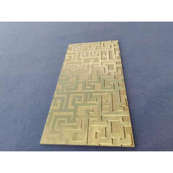 300x600mm Golden Yellow Crystal Polished Tile for Interior & Exterior