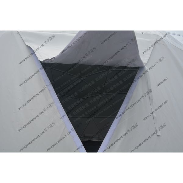 Half Sphere Geodesic Dome Tenttent Double Coated Pvc Roof Cover For Exhibition