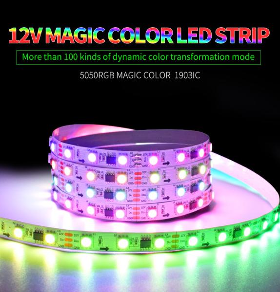 RGB Copper IP20 5M SMD 5050 LED Strip Light 10MM PCB