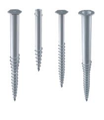 300mm-3000mm length Ground Screw Pole Anchor