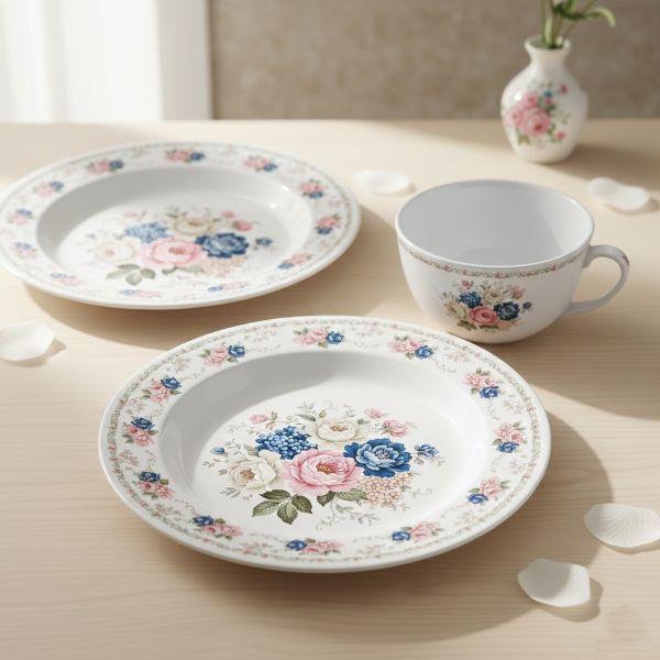 40gsm Melamine Decal Base Paper Break Resistant For Tableware Molding