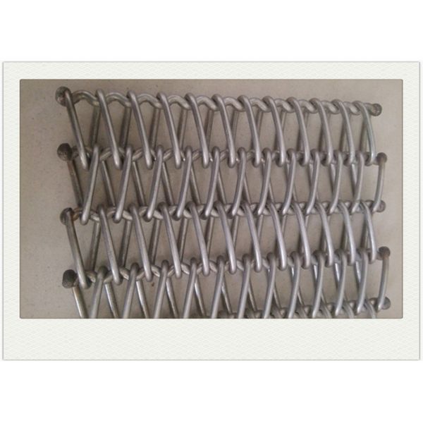 Сбалансированная конвейерная лента ячеистой сети нержавеющей стали Веаве используемая для перехода еды