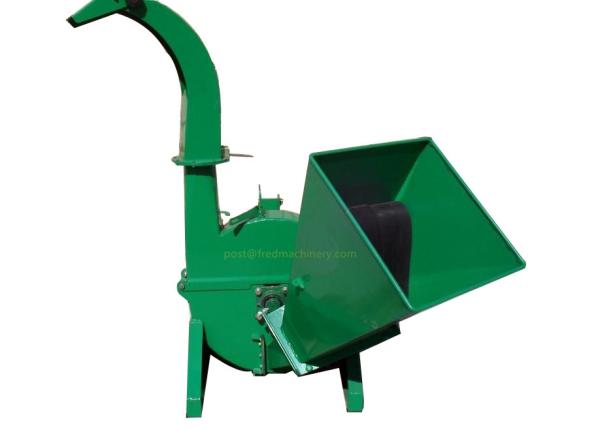 Four Inch Self Feeding Wood Chipper With 4 Cutting Knives And 1 Bad Blade