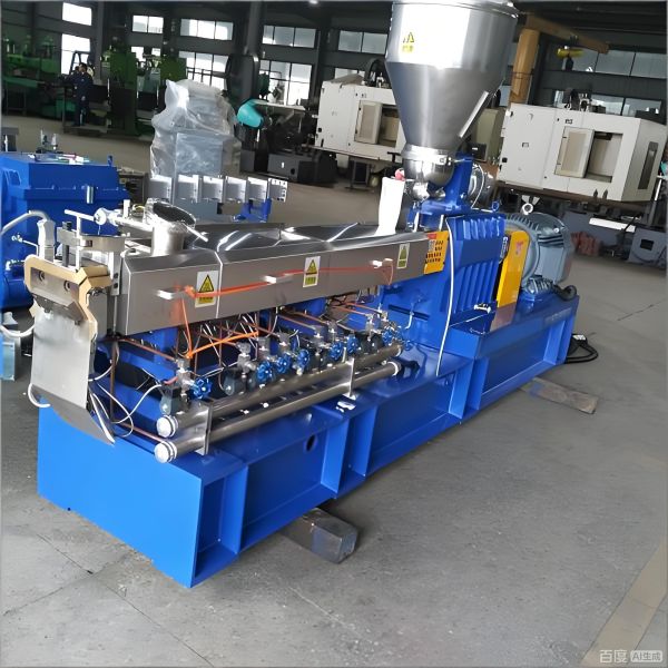 Co-Rotating Parallel Twin Screw Extruder for PP PE PVC EVA Plastic Compounding Granulation Factory Customized