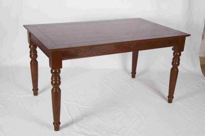 Soild Wood Modern Wood Furniture Rectangular Dining Table And Chairs X Pattern Set