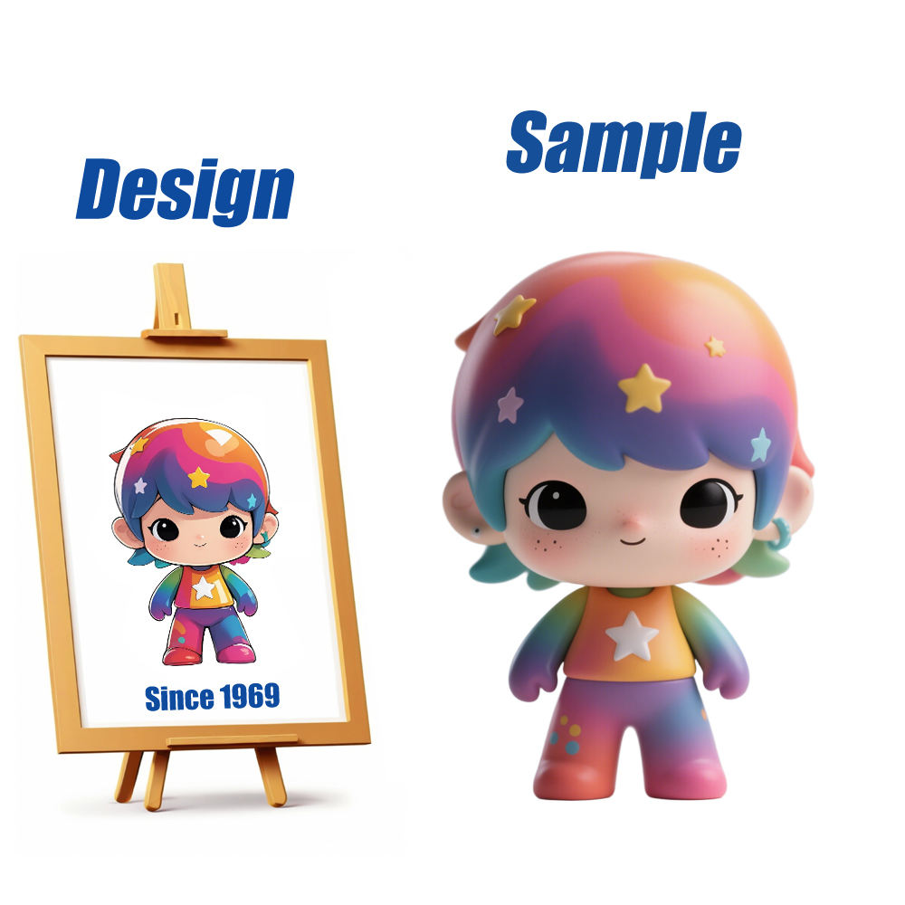 Custom PVC Toy with Safe Non-Toxic Material Eco-Friendly PVC and OEM Design