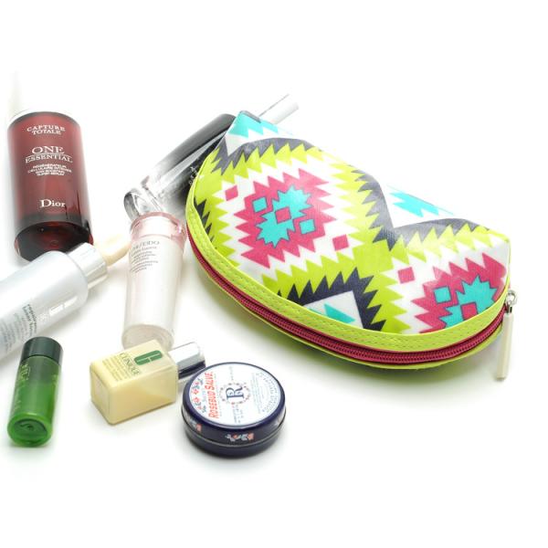 2015 Custom Make Up toiletry promotional fashion elegant cosmetic makeup bag for lady