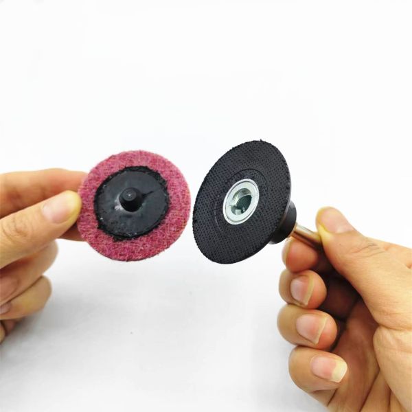 Super Fine Grit Non Woven Sanding Disc 50mm Quick Change Disc for Surface Conditioning