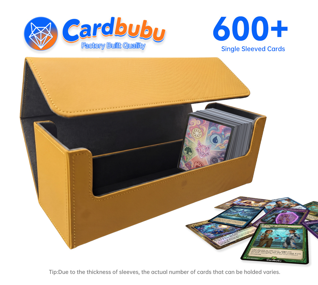 Collectors Mtg Deck Holder PU Table Game Tcg Card Storage Box