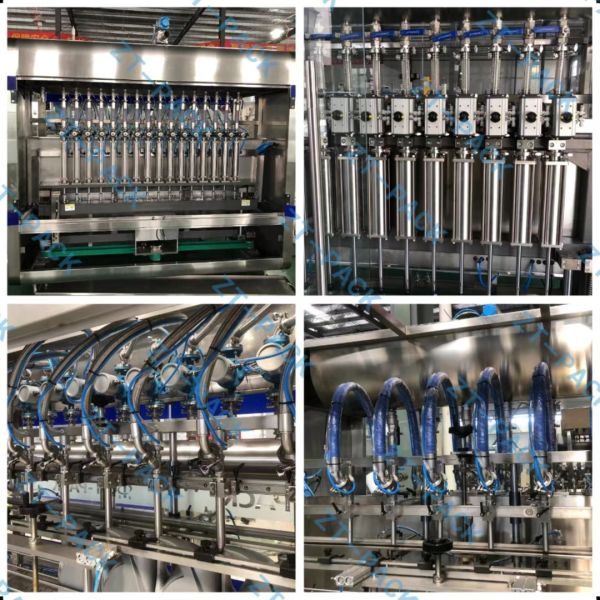 Pneumatic Edible Oil Filling Machine 5L 6 Head Sunflower Oil Packing Machine