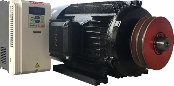 V/F Washing Machine Ac Induction Motor 4hp Cast Iron 0.75KW-30KW Rated Power