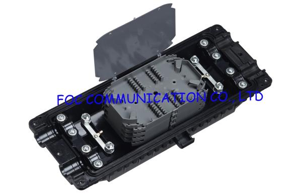 4 Ports Fiber Optic Splice Closure Horizontal Type Aerial Duct Buried For FTTX