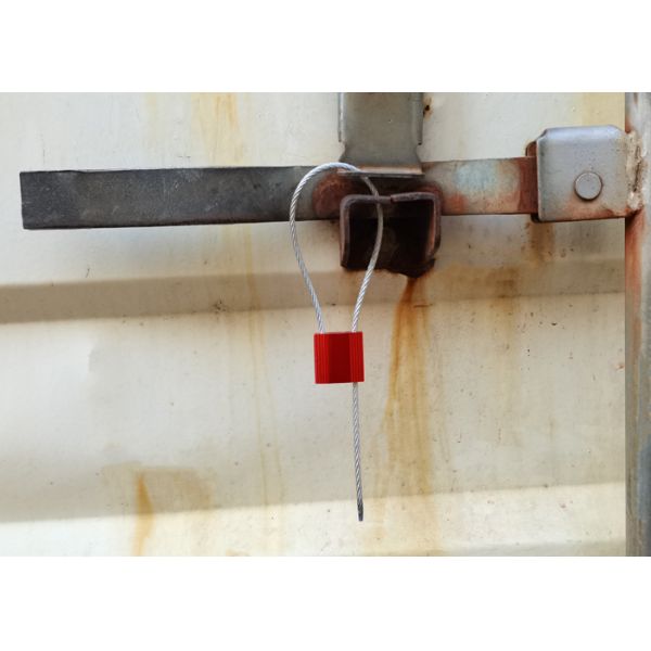 US-CC302 Galvanized Steel Cable Wire Seal With 8.27KN High Tensile Strength