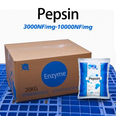 Enzyme de pepsine de qualité médicale 10000NF/mg de qualité alimentaire personnalisée