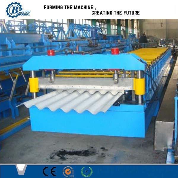5.5kw Steel Roll Forming Machine With PLC Control System