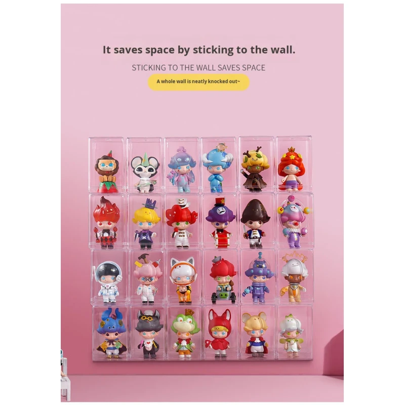 High Quality Wall-Mounted Clear Acrylic Display Case Dustproof Protection Showcase for Action Figures Toys Collectibles