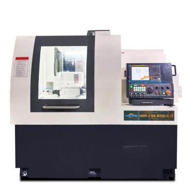 2 Espinhas Máquina de torneamento de torno Cnc Cnc Swiss Style Lathe Sm385 5 eixos