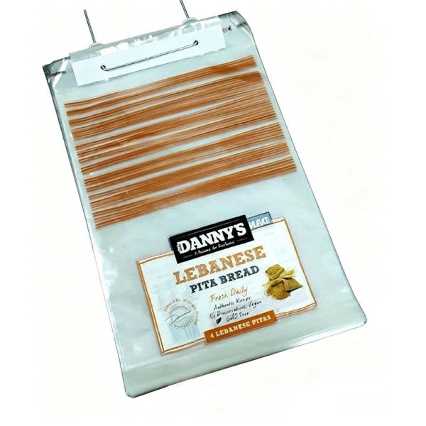 Eco Friendly Custom Wicket Bags High Clarity Plastic Bakery Bags Easy Tear Opening