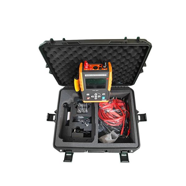 ポータブルデジタルハンドヘルド電気スイッチ付きオームメーター抵抗テスター