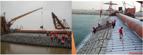Прочные трубки мягкий тюфяк Geotextile, монолитовый тюфяк для запруды, Eco дружелюбного