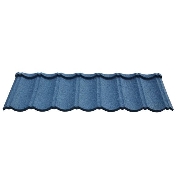 0.35mm Classic Type Stone Coated Metal Roof Tiles / Residential House Metal Roofing