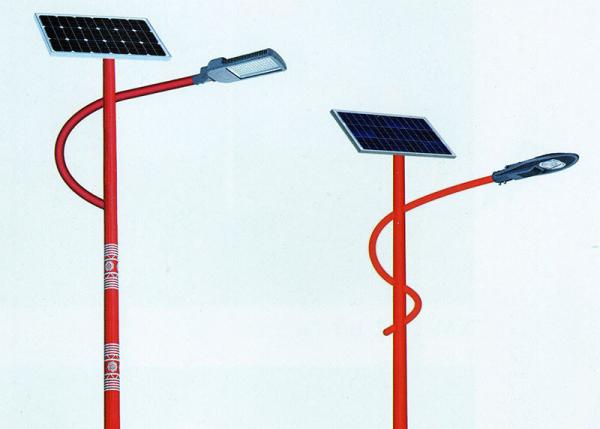 5 - 10 Meter Solar Powered Exterior Lights , Metal / Aluminium Large Solar Garden Lights