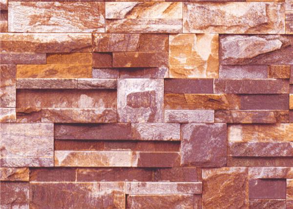 New Chinese Style 3D Brick Effect Wallpaper Living Room Wall Covering 0.53*10M