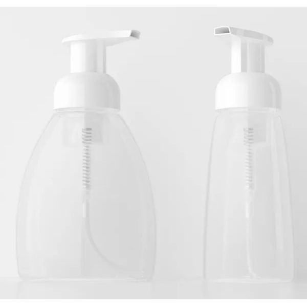 Matte Pink Shampoo Foam Cleanser Pump Bottle 250Ml 300Ml With Custom Label