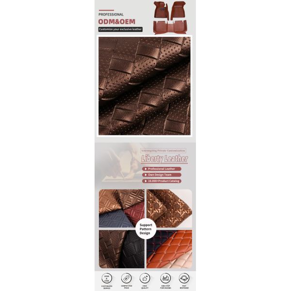 Venta Caliente PVC Agujeros de Aire Sintético Artificial Perforado Cuero Automotriz Tapicería Silla Sofá Cama Asiento de Coche Tela de Cuero Sintético