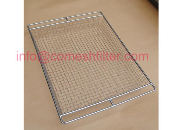 Stackable Perforated Stainless Steel Tray Food Grade Rectangle Baking Tray