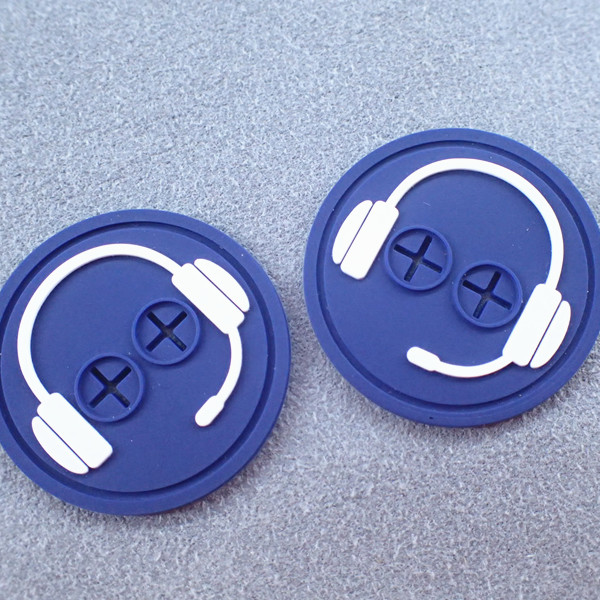 Прочный логотип SGS выбил резиновый значок кремния ярлыков одежды