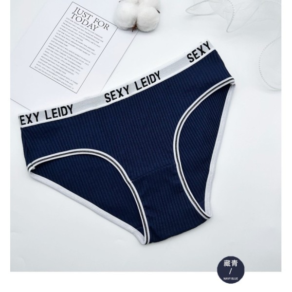 Wholesale Women High Quality 95% Cotton Fashionable Belt M-xl Women Brief Quality Slips Cotton Femme Lady Panty Briefs