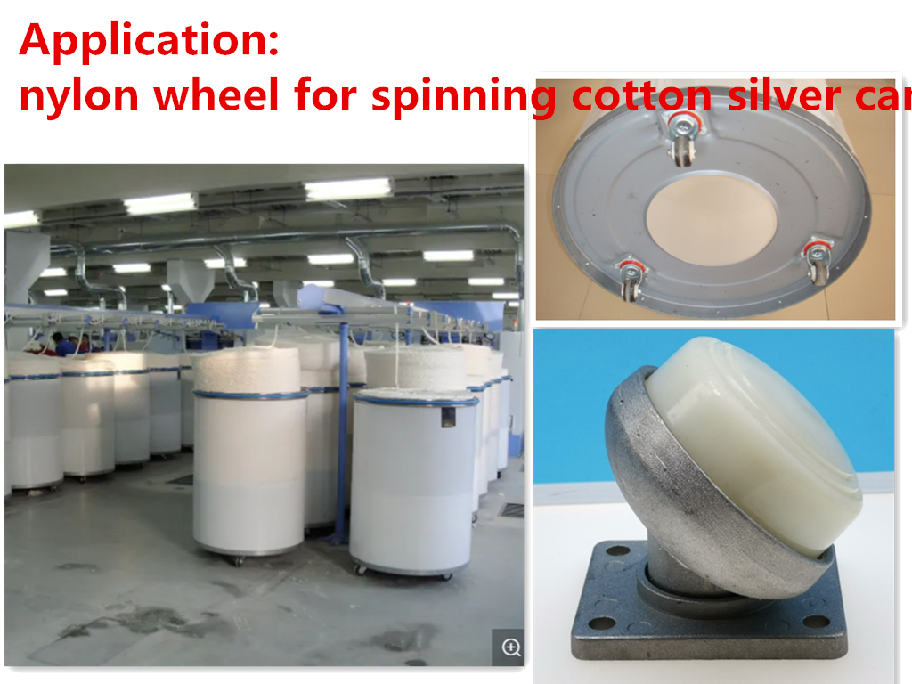 Caster Wheels For Textile Machine Spare Parts Silver Can