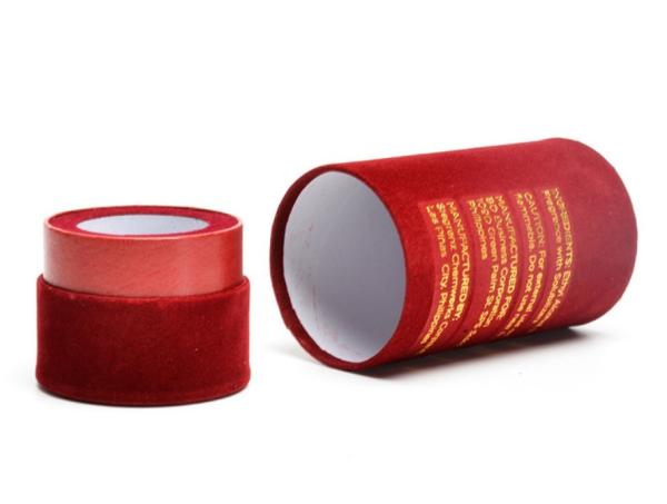 Rustproof Round Gift Packing Box Tall Cylinder For Perfume Packaging