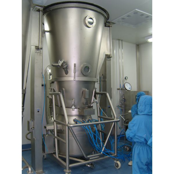 Medicine 120kg/H Pelletizing Modular Fluid Bed Processor