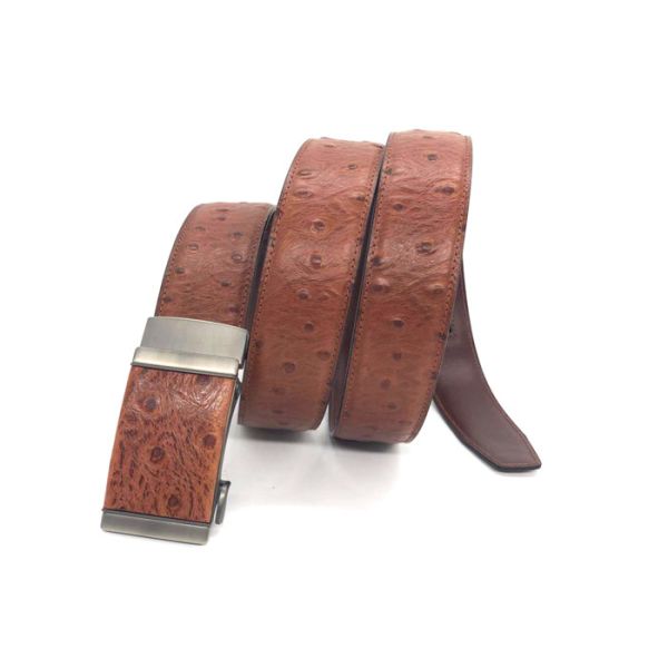 Custom Leather 100cm Mens Automatic Buckle Belt